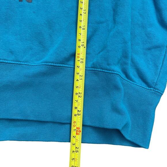 Nike Air Hoodie‎ Sweatshirt Womens sz L Air Traffic Los Angeles Jade Green Boxy - Picture 8 of 9